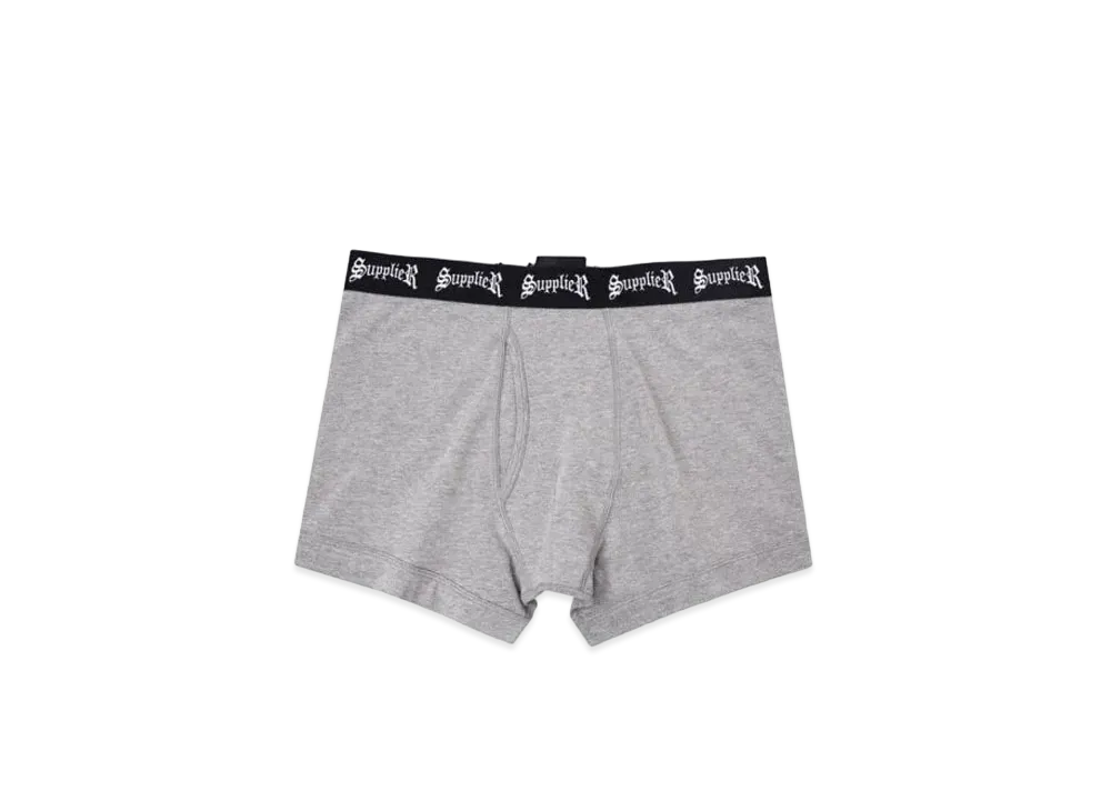 SUPPLIER Logo Boxer Shorts 2Pac "Grey"