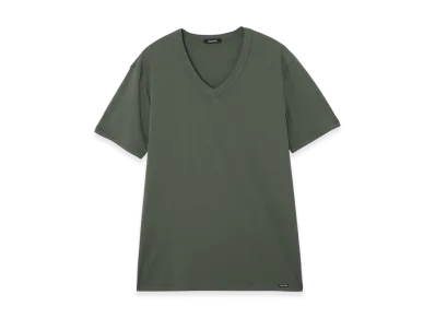 TOM FORD V-Neck Tee "Militarygreen"