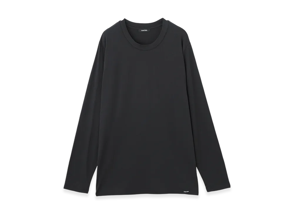 TOM FORD Crewneck L/S Tee "Black"