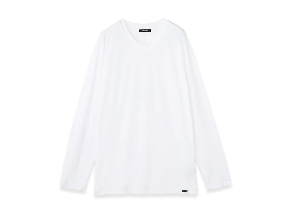 TOM FORD Crewneck L/S Tee "White"