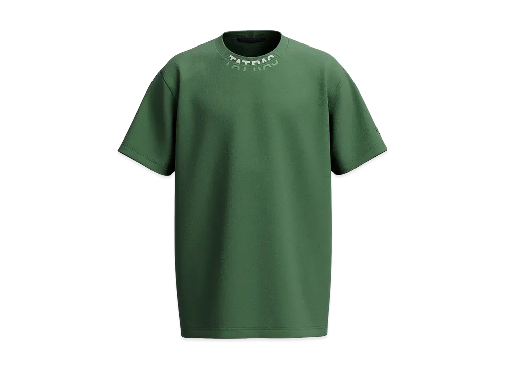 TATRAS Wand Neck Logo Print T-shirt "Green"