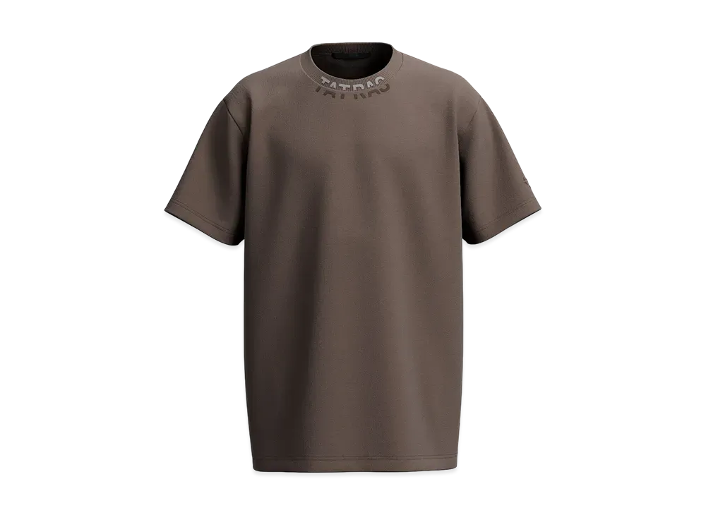 TATRAS Wand Neck Logo Print T-shirt "Charcoal Gray"