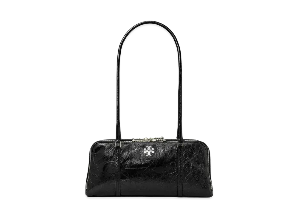 Tory Burch Small Marshmallow Satchel "Black"