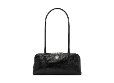 Tory Burch Small Marshmallow Satchel "Black"