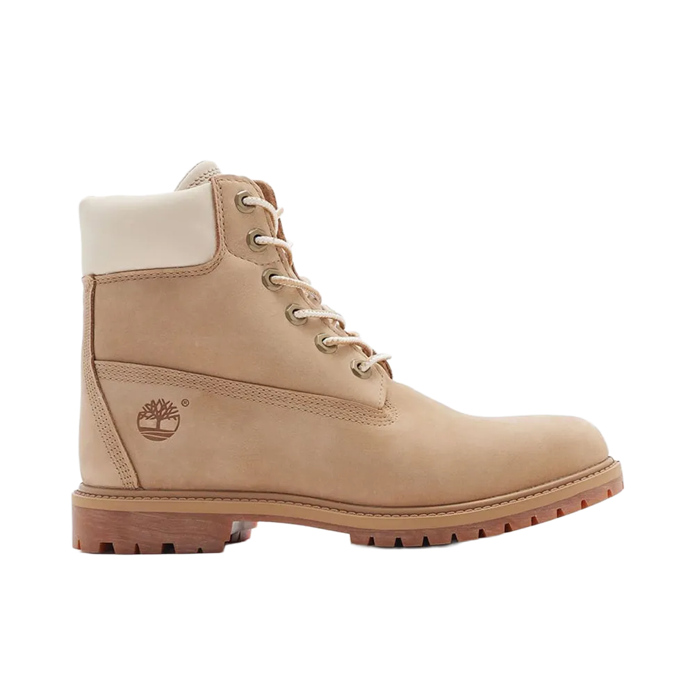 Timberland Women's Double Tan Premium 6 Inch Waterproof Boot "Medium Beige"