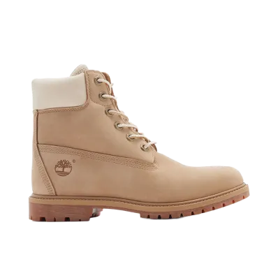 Timberland Women's Double Tan Premium 6 Inch Waterproof Boot "Medium Beige"