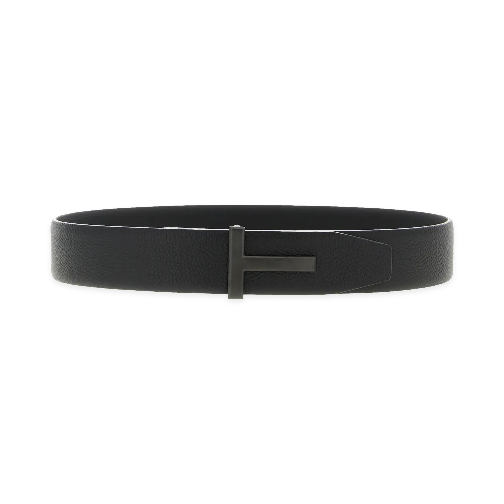 TOM FORD Reversible Leather Belt "Black"