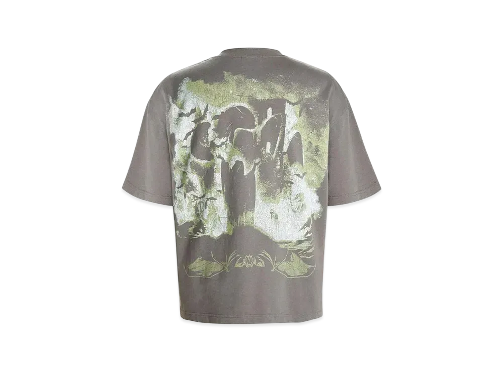 The Boy Has No Patience Blood Moon Castle S/S Tee "Grey"