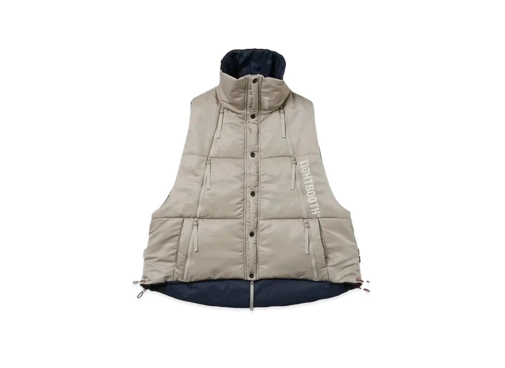 TIGHTBOOTH x GOOPiMADE 2-Way Padded Down Vest "Paper"