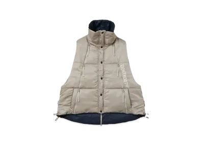 TIGHTBOOTH x GOOPiMADE 2-Way Padded Down Vest "Paper"
