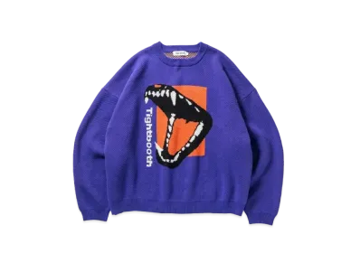 TIGHTBOOTH Bite Knit Sweater "Purple"