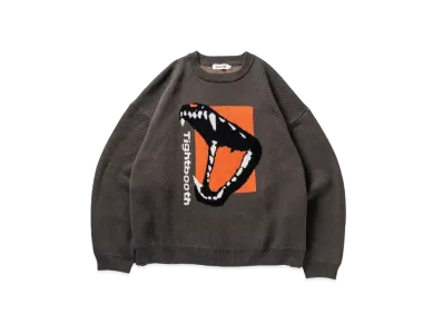 TIGHTBOOTH Bite Knit Sweater "Charcoar"