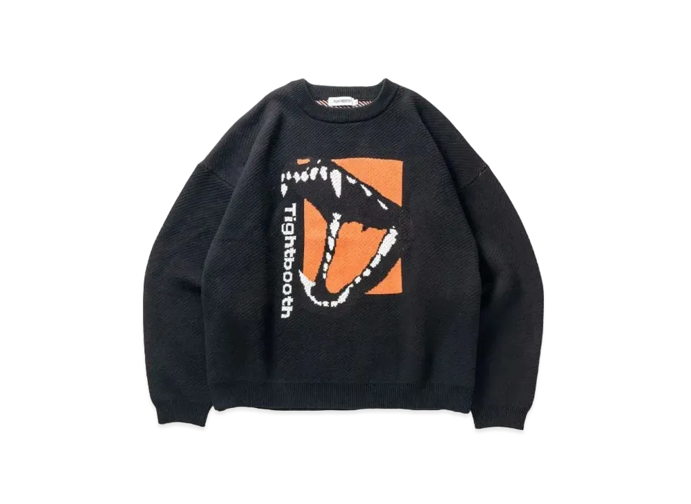 TIGHTBOOTH Bite Knit Sweater "Black"