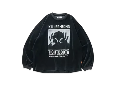 TIGHTBOOTH Hand Sign Velour Ls "Black"