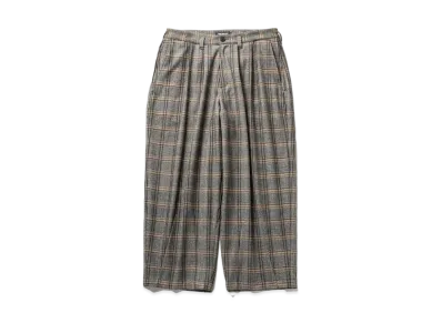 TIGHTBOOTH Formal Plaid Baggy Slacks "Grey"