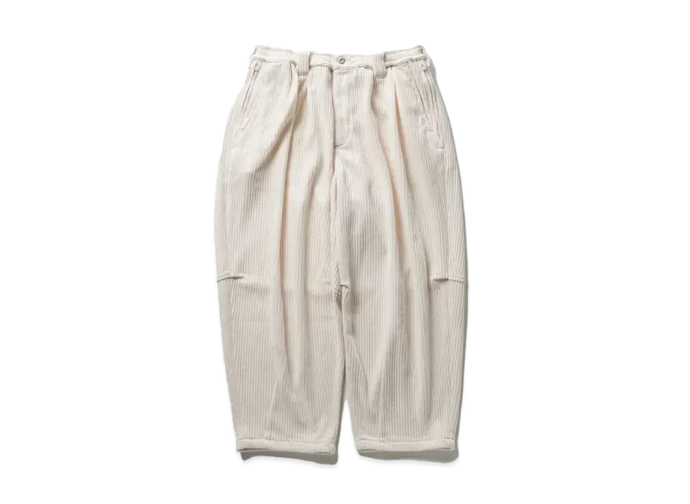 TIGHTBOOTH Knit Cord Balloon Pants "White"