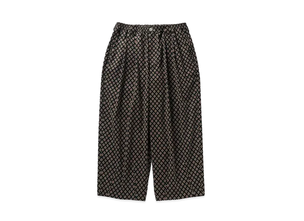 TIGHTBOOTH Rhombus Corduroy Baggy Slacks "Black"