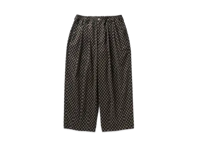 TIGHTBOOTH Rhombus Corduroy Baggy Slacks "Black"