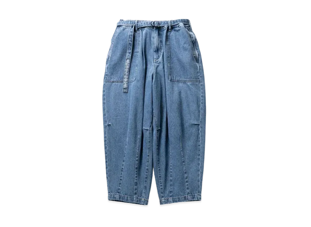 TIGHTBOOTH Denim Baker Balloon Pants "Blue"