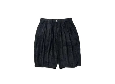 TIGHTBOOTH Rayon Cord Big Shorts "Black"