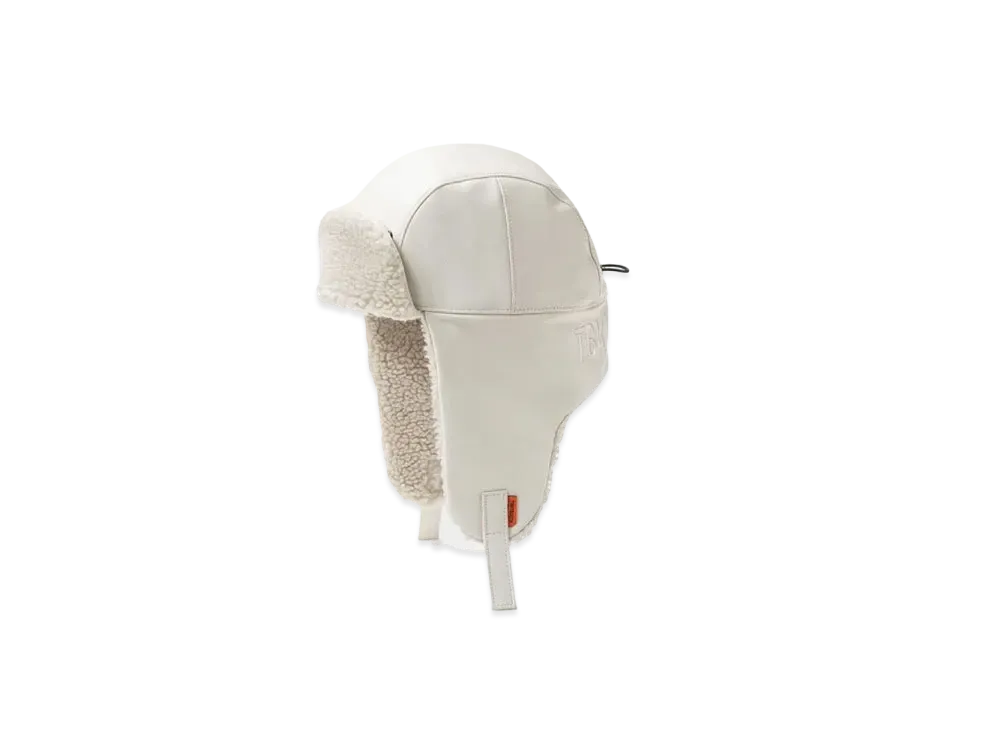 TIGHTBOOTH Leather Flight Cap "Ivory"