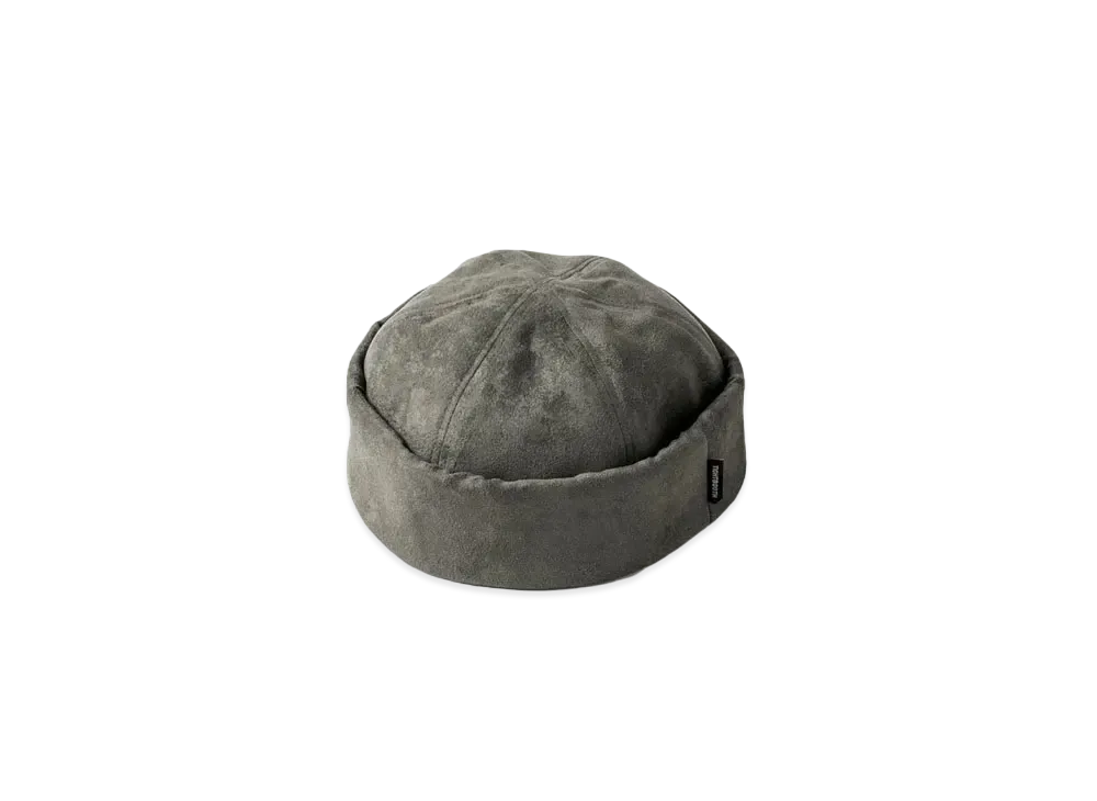 TIGHTBOOTH Suede Roll Cap "Charcoar"