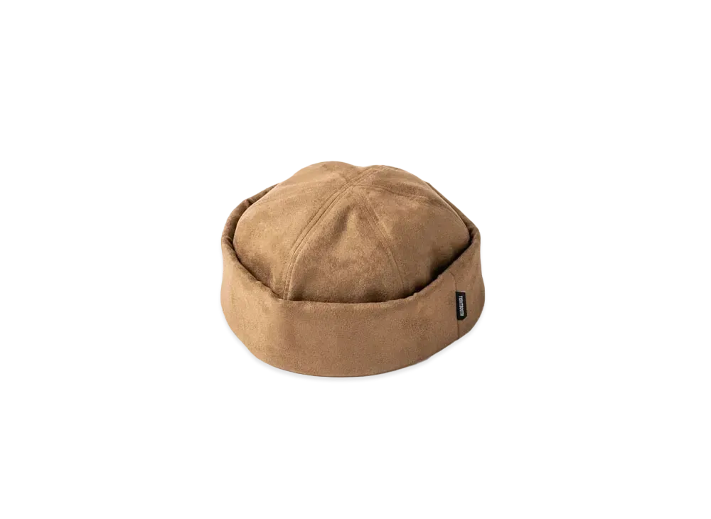 TIGHTBOOTH Suede Roll Cap "Brown"