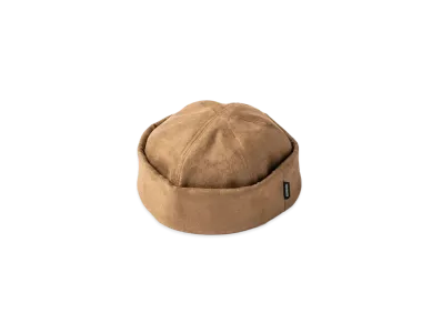 TIGHTBOOTH Suede Roll Cap "Brown"