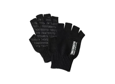 TIGHTBOOTH Logo Fingerless Gunte "Black"