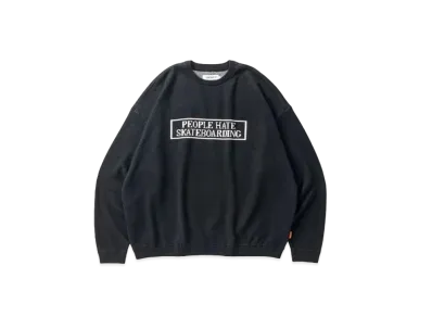 TIGHTBOOTH People Hate Skate Sweater "Black"