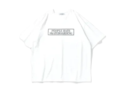 TIGHTBOOTH People Hate Skate T-Shirt "White"