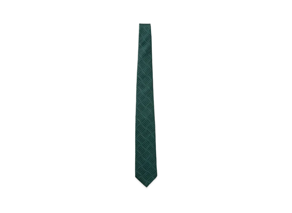 TIGHTBOOTH Checker Plate Tie "Forest"