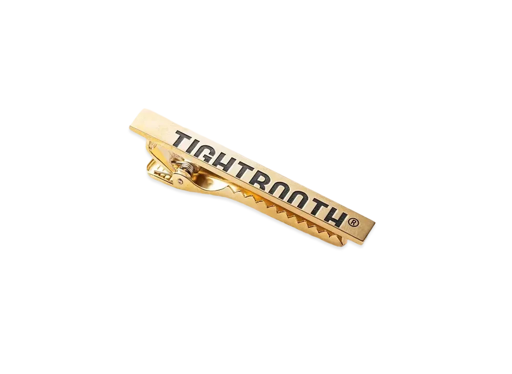 TIGHTBOOTH Logo Tie Clip "Brass"
