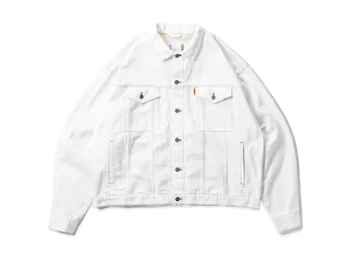 TIGHTBOOTH Label Denim Jacket "White"