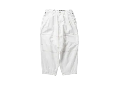 TIGHTBOOTH Denim Balloon Pants "White"