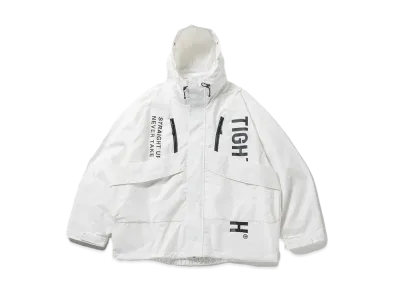 TIGHTBOOTH Hooded Tactical Jacket "White"