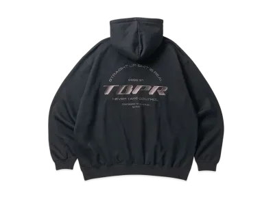 TIGHTBOOTH Straight Up Hooded Sweat Shirt "Black"