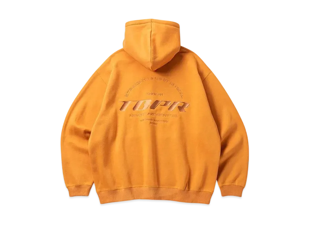 TIGHTBOOTH Straight Up Hooded Sweat Shirt "Light Orange"