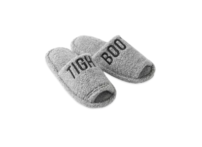 TIGHTBOOTH Label Logo Boa Sandal "Gray"