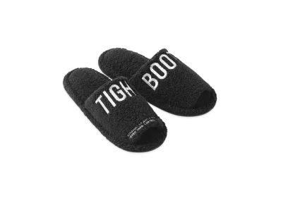 TIGHTBOOTH Label Logo Boa Sandal "Black"