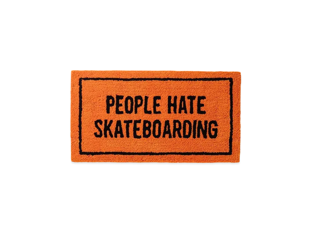 TIGHTBOOTH People Hate Skate Rug "Orange"