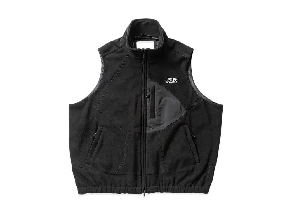 TIGHTBOOTH Fleece Vest "Black"