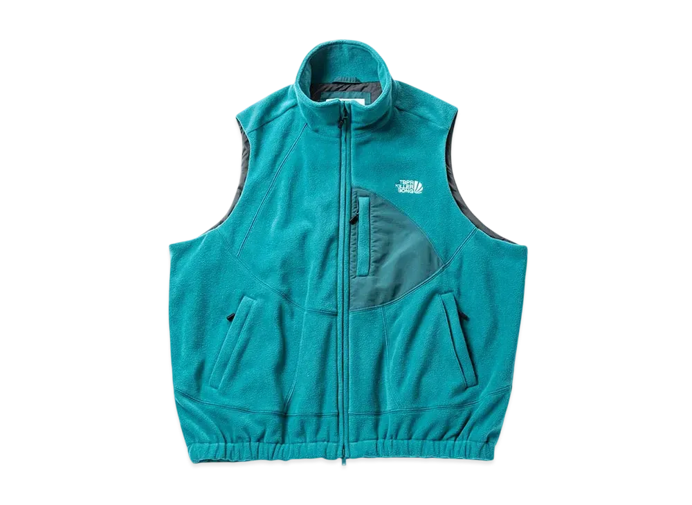 TIGHTBOOTH Fleece Vest "Teal"