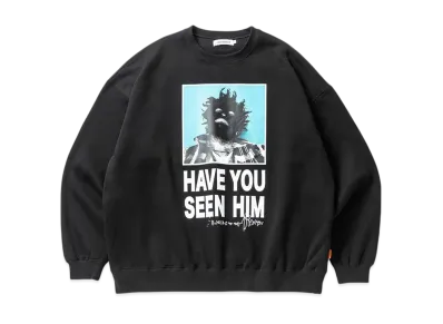 TIGHTBOOTH Have You Seen Him Crew Sweat "Black"