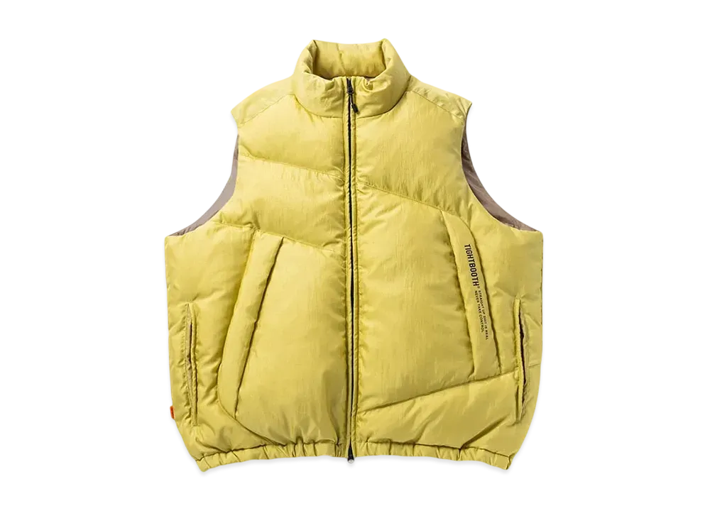 TIGHTBOOTH Pa Down Vest "Yellow"