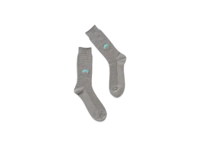 TIGHTBOOTH College Waffle Socks "Khaki"