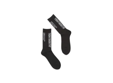 TIGHTBOOTH Label Logo Socks "Black"