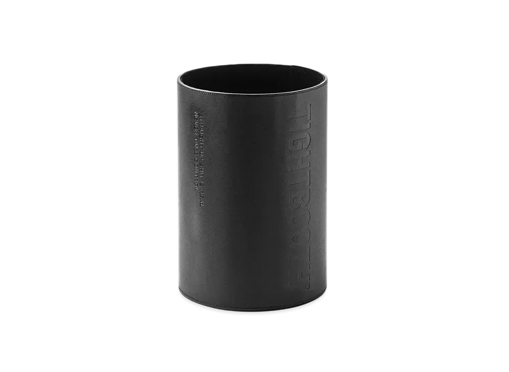 TIGHTBOOTH Label Logo Trash Can "Black"
