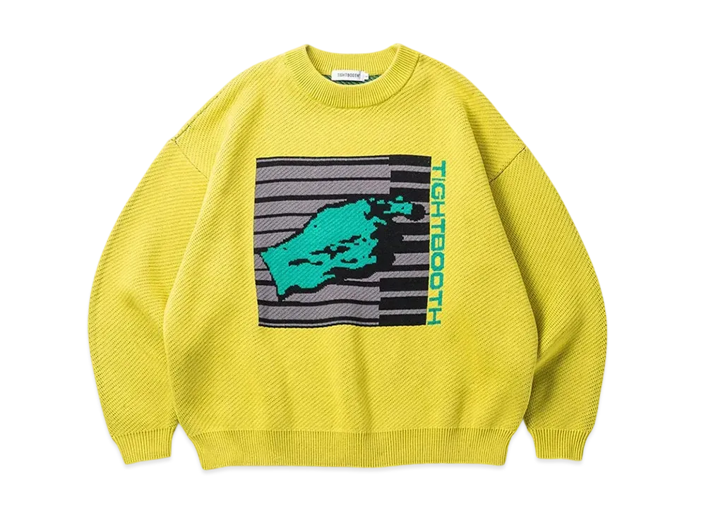 TIGHTBOOTH Keyboard Knit Sweater "Neon"