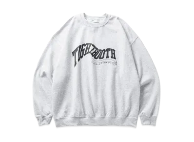 TIGHTBOOTH Acid Logo Crew Sweat Shirt "Ash"